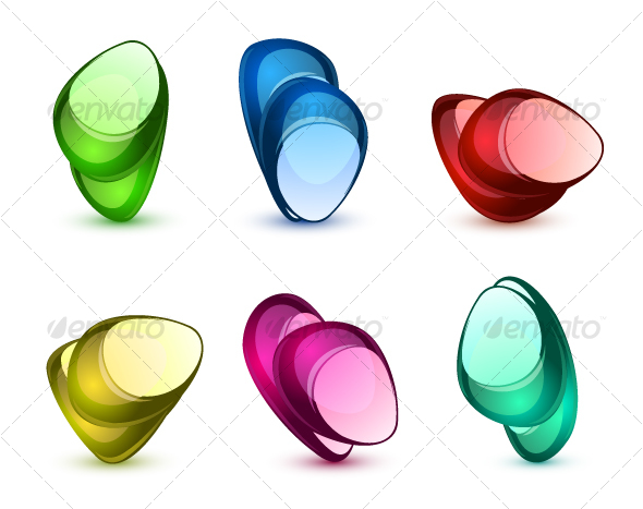 Abstract glass stones - Abstract Icons