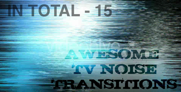 After Effects Project - VideoHive TV noise Transitions 1520978 After Effects Project - VideoHive TV noise Transitions 1520978