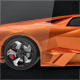 Orange Car 3D Render 001 - GraphicRiver Item for Sale