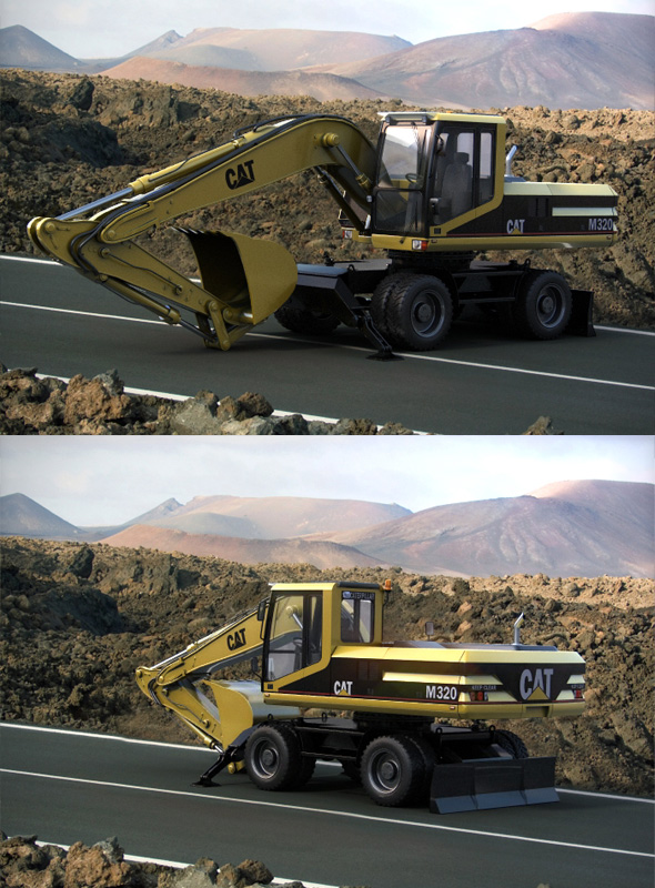 3DOcean Caterpillar M320 180618 3DOcean Caterpillar M320 180618