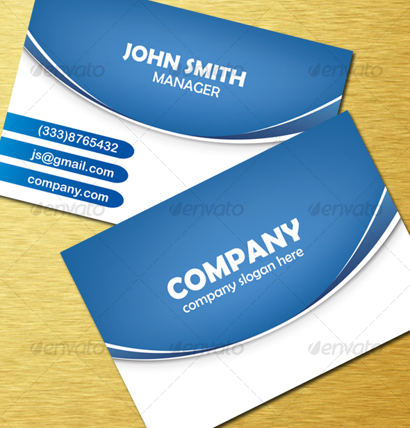 GraphicRiver Modern Blue Vector Card 52776 GraphicRiver Modern Blue Vector Card 52776