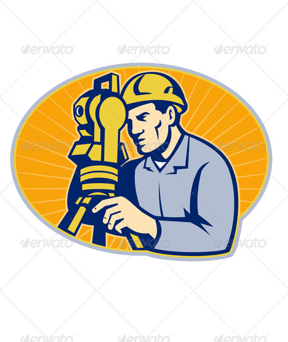 surveyor engineer theodolite total station graphicriver surveyor engineer theodolite total station graphicriver