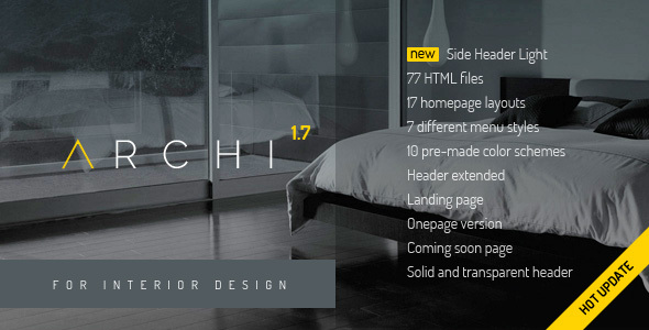 Archi - Interior Design Website Template
