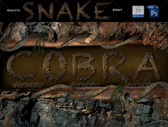 Realistic Cobra style - Photoshop Add-ons