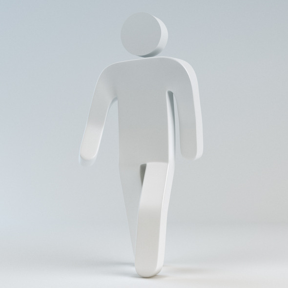 3D Helvetica Man (with rig) - 3DOcean Item for Sale
