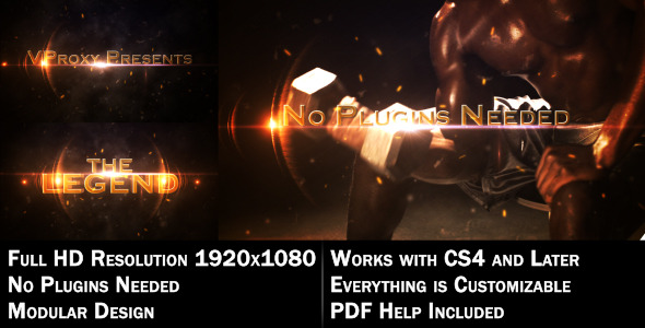 VideoHive The Legend Cinematic 1557572 VideoHive The Legend Cinematic 1557572