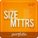 Size Mttrs - Responsive Portfolio - ThemeForest Item for Sale
