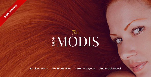 Modis - Salon & Barber Website Template