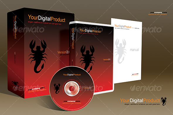GraphicRiver softbox digital product packagin mockup 48591 GraphicRiver softbox digital product packagin mockup 48591