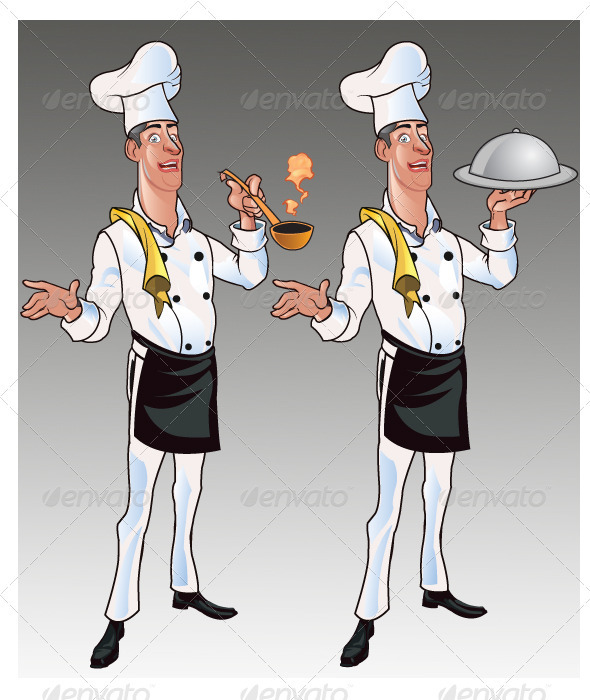 GraphicRiver Chef Cartoon 1584473 GraphicRiver Chef Cartoon 1584473