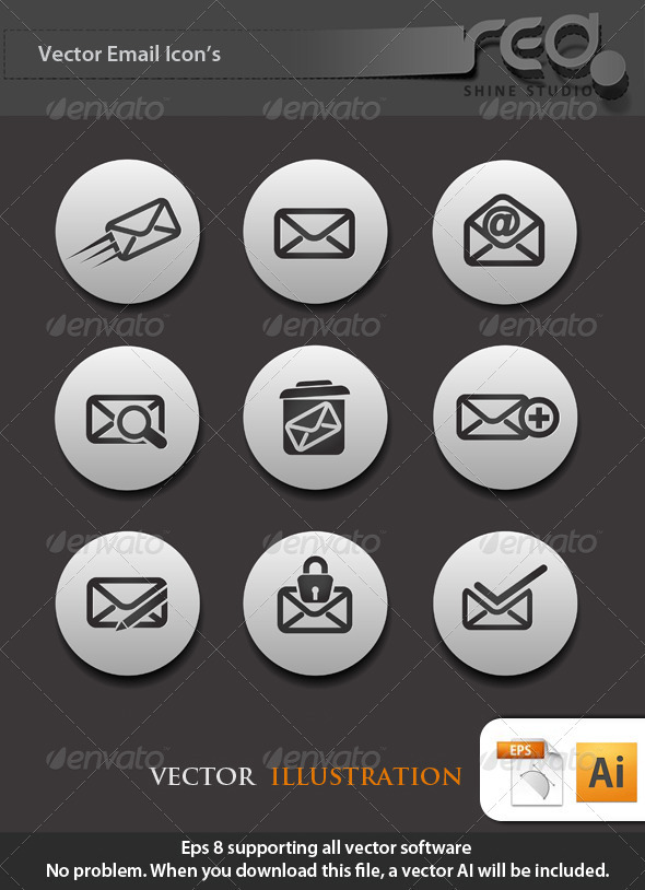 Email Icon Vector Pack - Web Elements Vectors