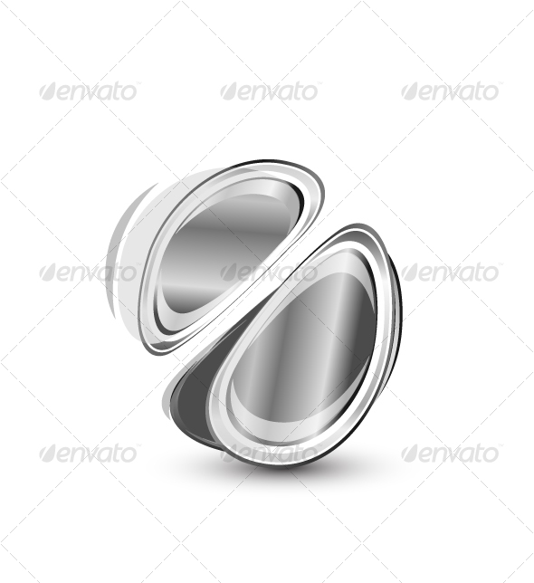 Abstract metal shape - Abstract Conceptual