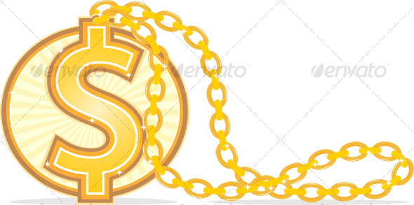 Cartoon Gold Chain