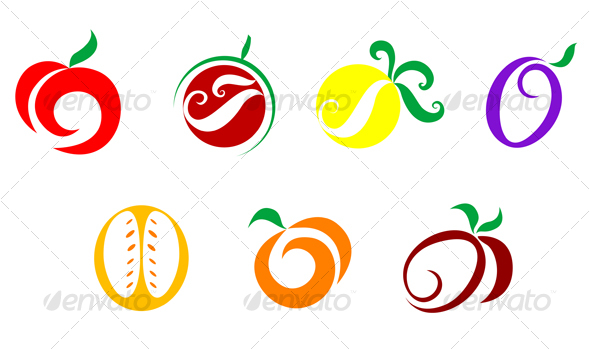 GraphicRiver Fruits and vegetable icons 62986 GraphicRiver Fruits and vegetable icons 62986