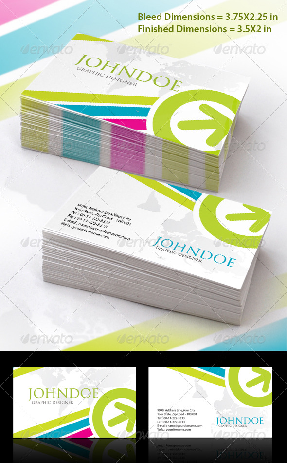 Marketing Stylish Business Card Set - Creative Business Cards