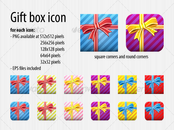 Gift Box icon - Seasonal Icons
