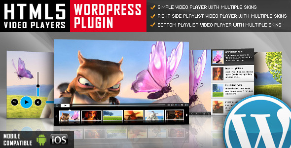 HTML5 Video Player WordPress Plugin - CodeCanyon Item for Sale