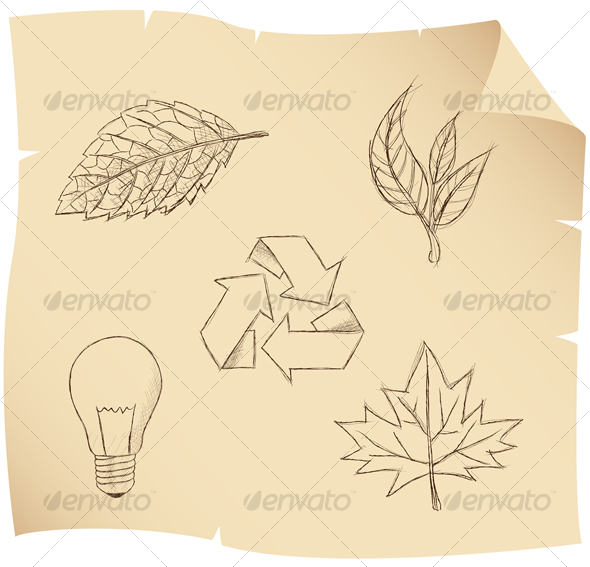 GraphicRiver sketch leaves 56870 GraphicRiver sketch leaves 56870