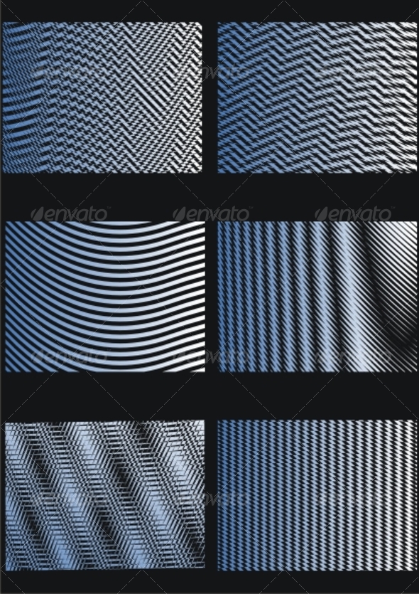 Set of vector abstract textures (backgrounds) - Backgrounds Decorative