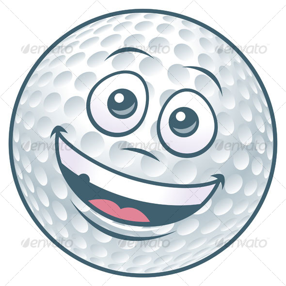 cartoon golf ball clipart - photo #17