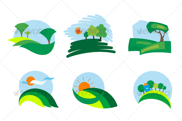 GraphicRiver Nature icons 67298 GraphicRiver Nature icons 67298