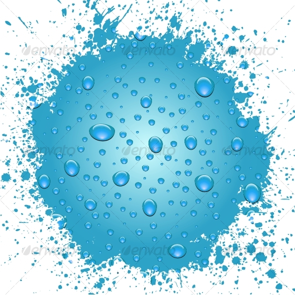 GraphicRiver Drops of dew Grunge background 67627 GraphicRiver Drops of dew Grunge background 67627