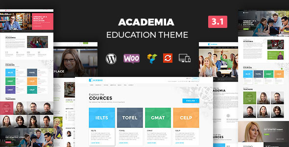 Academia - Responsive Education Theme For WordPress