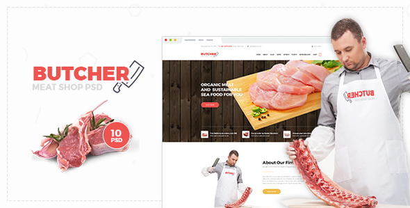 butcher template joomla butcher meat shop psd template by webstrot themeforest butcher template joomla butcher meat shop psd template by webstrot themeforest
