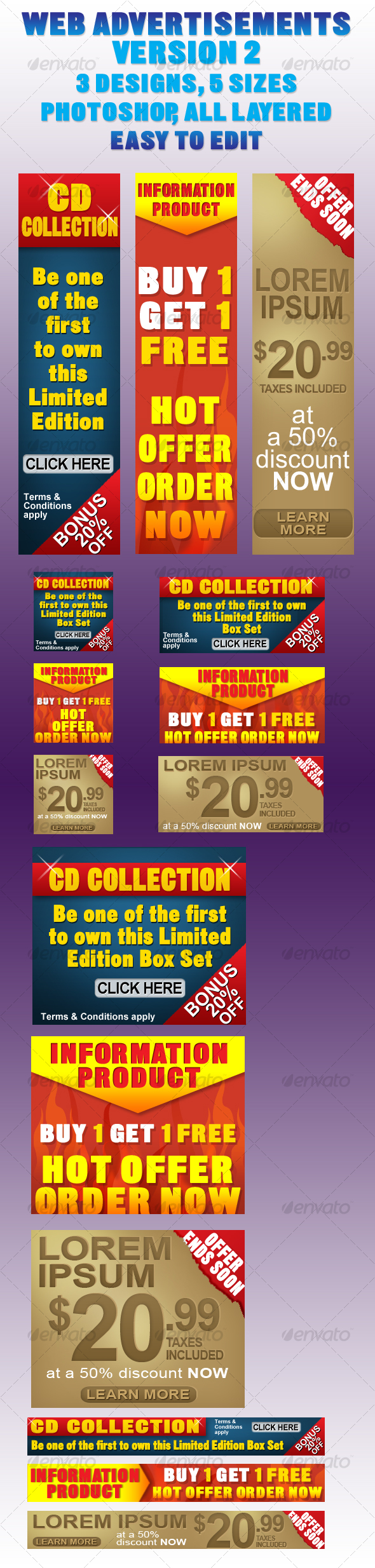 GraphicRiver Web Advertisements Version 2 68968 GraphicRiver Web Advertisements Version 2 68968