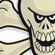 Skull 'n' Bonez - Tan Skull 'n' Bonez - Tan - GraphicRiver Item for Sale