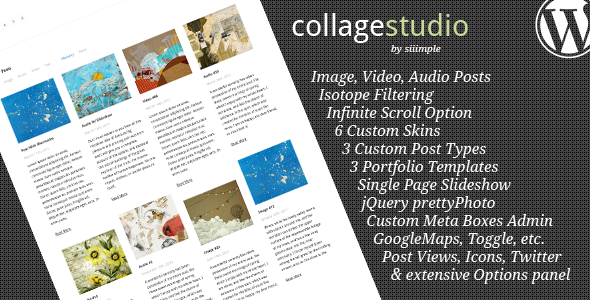 CollageStudio - Blog / Magazine WordPress