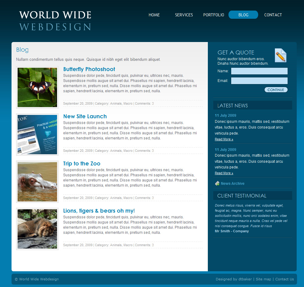 Web Page Template Torrent