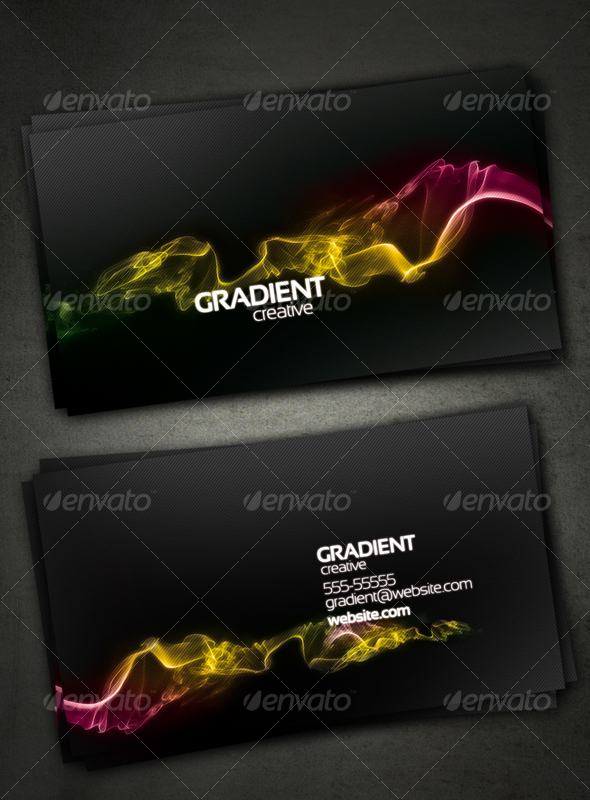 GraphicRiver Gradient Creative Card 73065 GraphicRiver Gradient Creative Card 73065