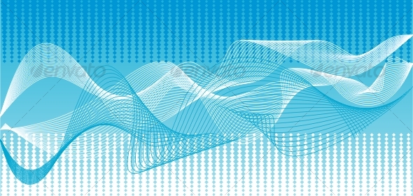GraphicRiver Vector blue waves background 74398 GraphicRiver Vector blue waves background 74398