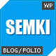 Semki - Personal / Business Flexible WP Theme - ThemeForest Item for Sale
