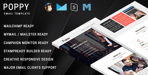 POPPY – Multipurpose Responsive Email Template With Online StampReady Builder Access POPPY – Multipurpose Responsive Email Template With Online StampReady Builder Access