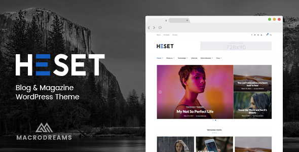 Heset – Magazine & Blog WordPress Theme Heset – Magazine & Blog WordPress Theme