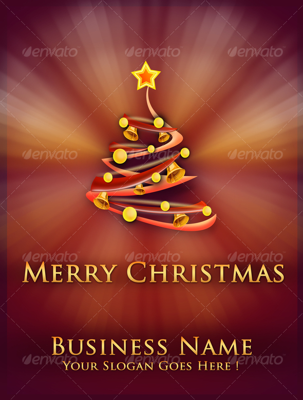 Shiny Christmas Illustration - Scenes Illustrations