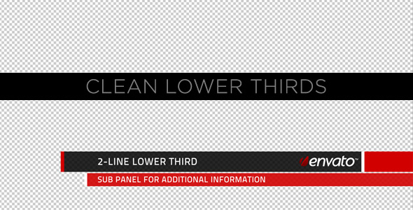 After Effects Project - VideoHive Clean Lower Thirds 231558 After Effects Project - VideoHive Clean Lower Thirds 231558