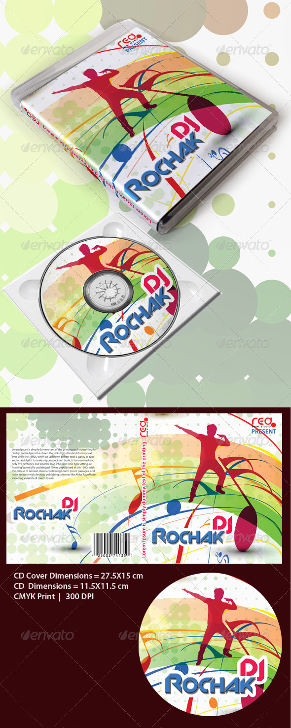 GraphicRiver Music Disk Cover Box Template 231726 GraphicRiver Music Disk Cover Box Template 231726