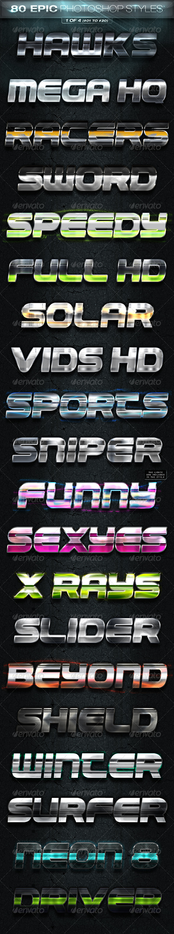 GraphicRiver 80 EPIC Photoshop Styles 1 of 4 232154 GraphicRiver 80 EPIC Photoshop Styles 1 of 4 232154