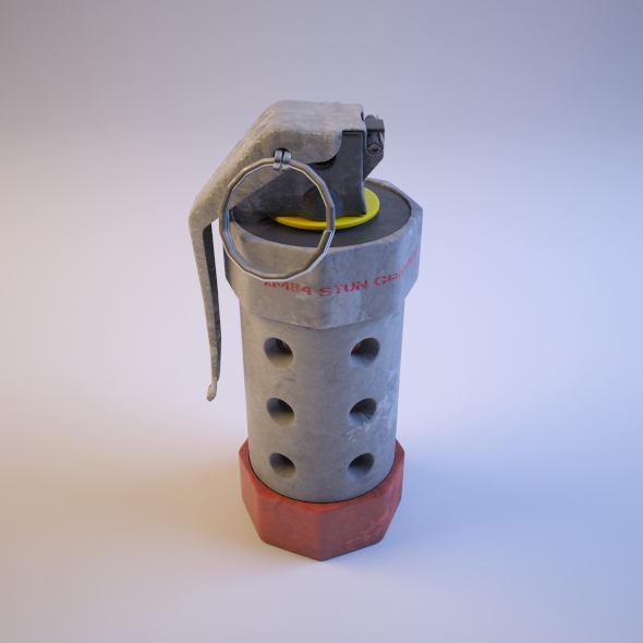 3DOcean Hand Grenade XM84 Stun Grenade 76674 3DOcean Hand Grenade XM84 Stun Grenade 76674