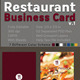 Restaurant Business Card V.1 - GraphicRiver Item for Sale
