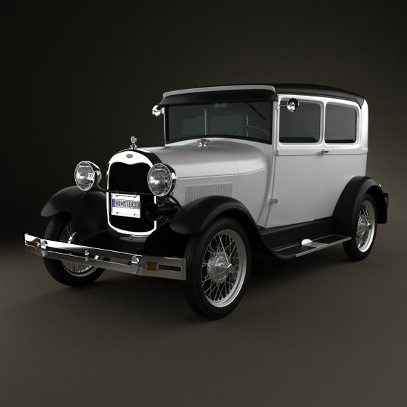 Ford Model A Tudor 1929 - 3DOcean Item for Sale
