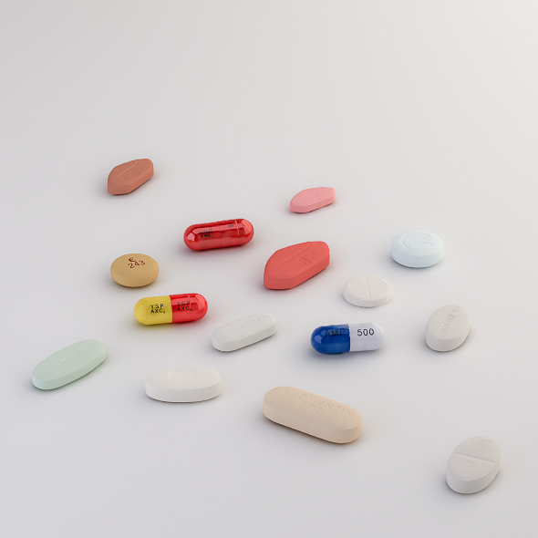 Pills Collection A-B - 3DOcean Item for Sale