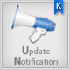 Update notification Update notification - CodeCanyon Item for Sale