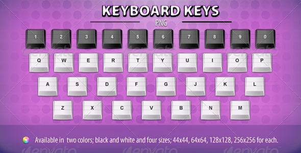 GraphicRiver Keyboard Keys 235444 GraphicRiver Keyboard Keys 235444