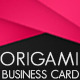 Origami Business Card Origami Business Card - GraphicRiver Item for Sale