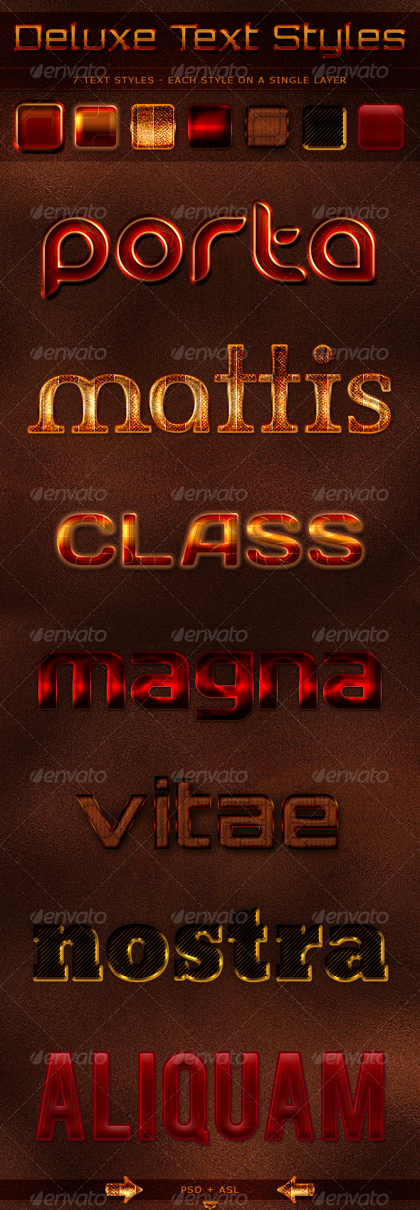 Deluxe Text Styles - Text Effects Styles