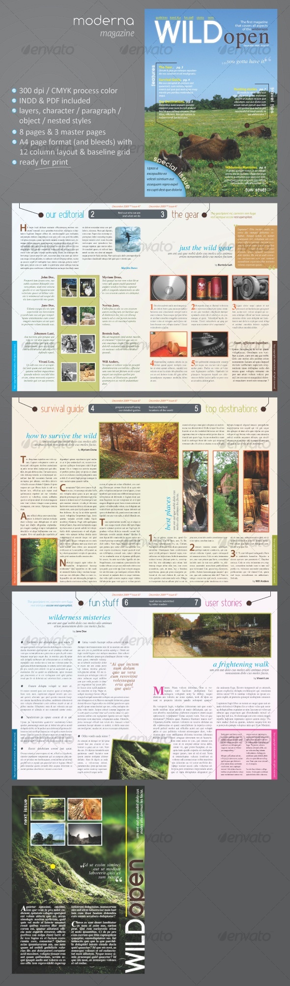 GraphicRiver Moderna Magazine 78124 GraphicRiver Moderna Magazine 78124
